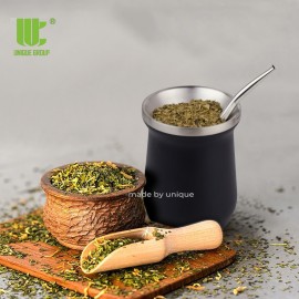 8oz Double Walled vaccum Insulated Stainless Steel Yerba Mate Cup 
