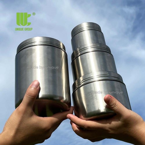 100% Stainless Steel Food Storage Jar 